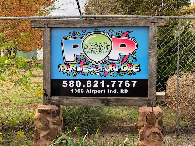 Parties on Purpose sign 2