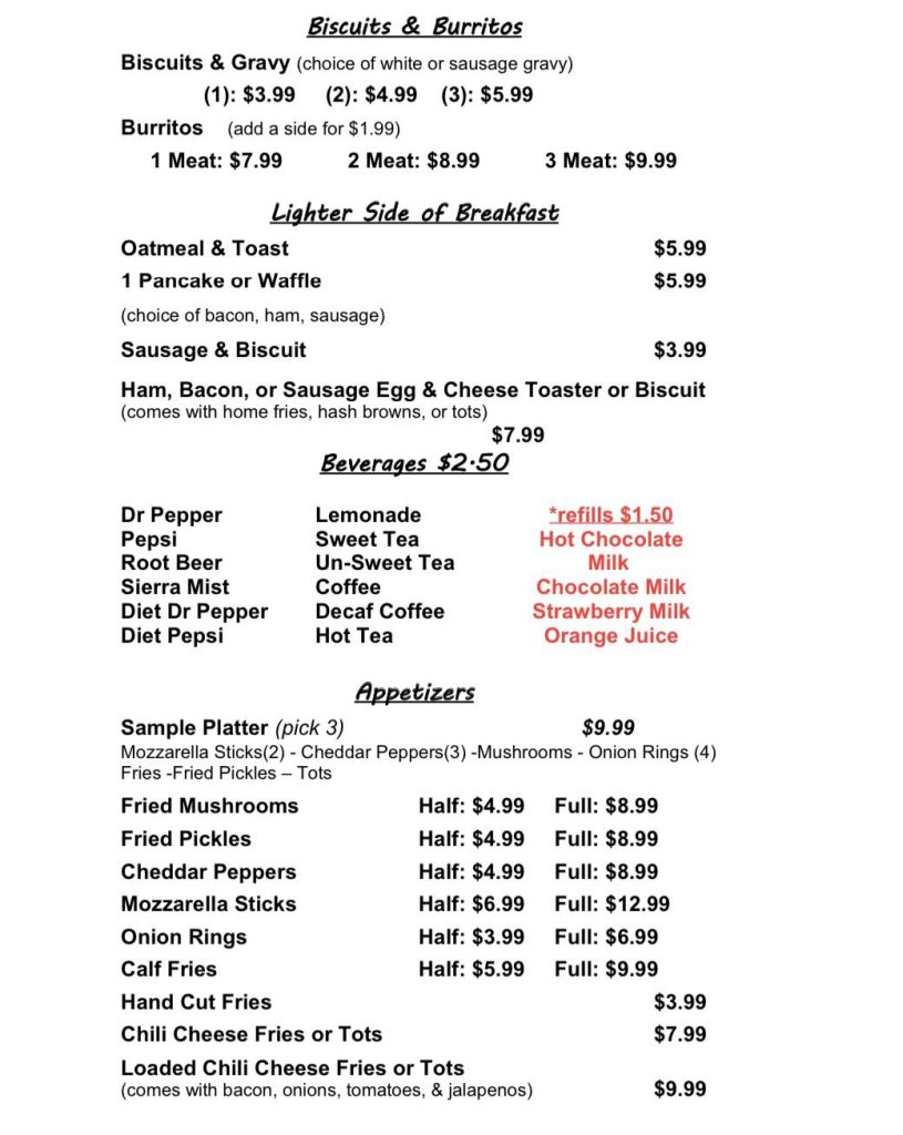 janices cafe menu 3of5