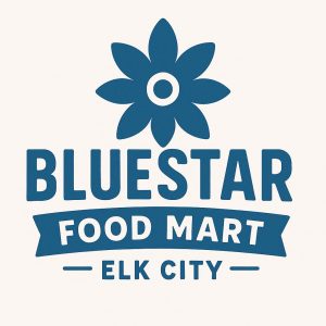 Bluestar Food Mart logo